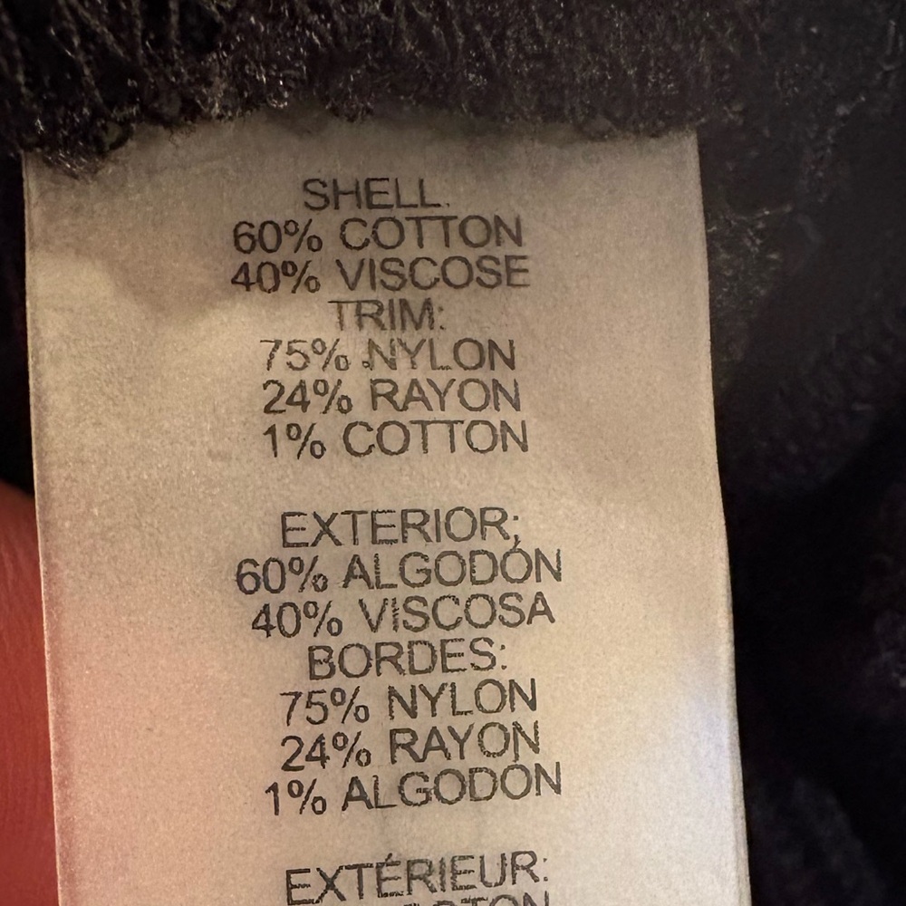 Karl Lagerfeld Paris women's cardigan pearl buttons ruffle detail lace back M - Picture 9 of 13
